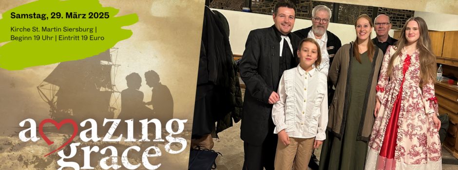 "Amazing Grace": Bürgermeister Joshua Pawlak auf der Bühne