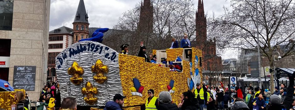 So lief der Fastnachtsumzug in Wiesbaden