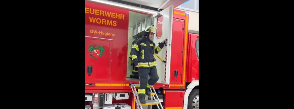 Feuerwehr Worms hat neuartigen Einsatzwagen
