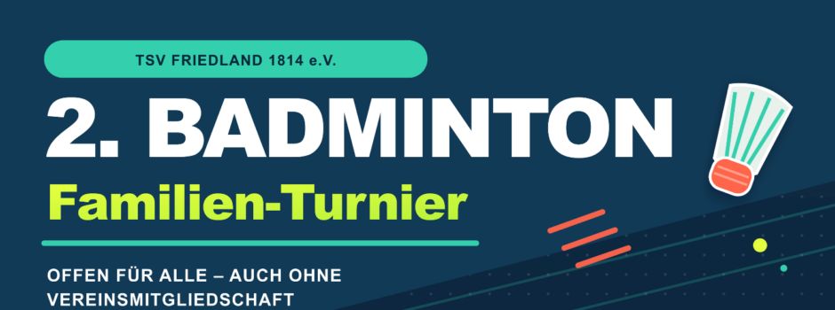 Badminton-Spaß für die ganze Familie in Friedland