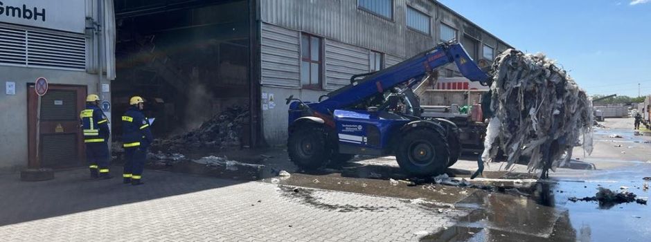 Großer Feuerwehreinsatz in Worms-Nord