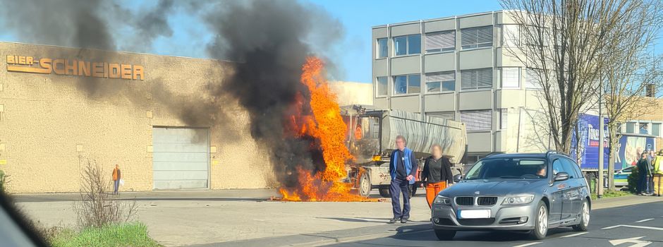 Lkw-Führerhaus in Mülheim-Kärlich komplett ausgebrannt