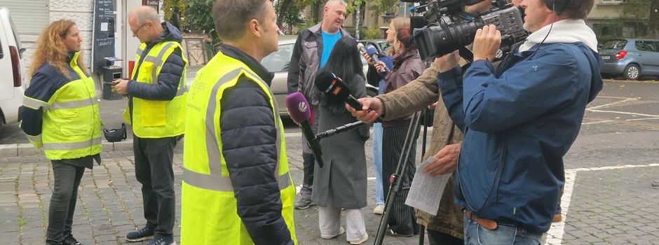 Wiesbadener empört wegen Entfernung illegaler Straßen-Markierung