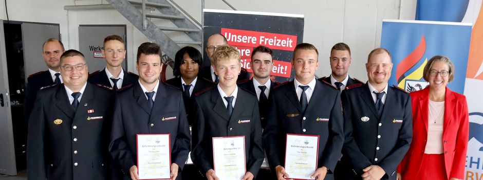 Beförderung bei der Feuerwehr