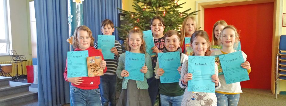 Im Vorlesen schon ganz groß