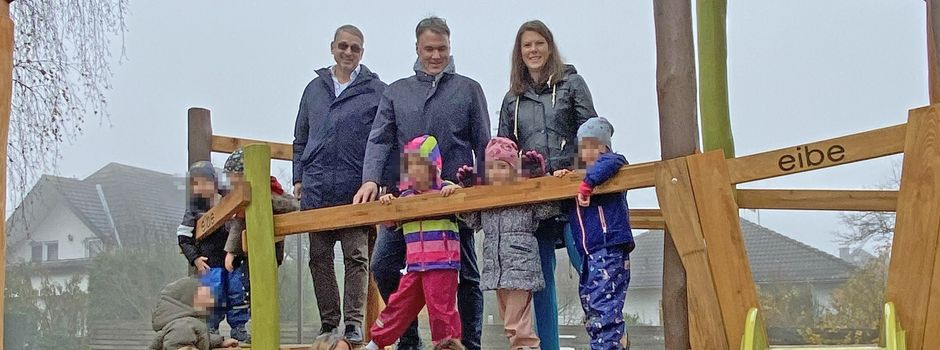 Mit Förderung der Gemeinde: Neues Klettergerüst bei TASIMU