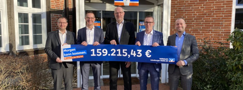 Fast 160.000 Euro für gemeinnützige Projekte in der Region