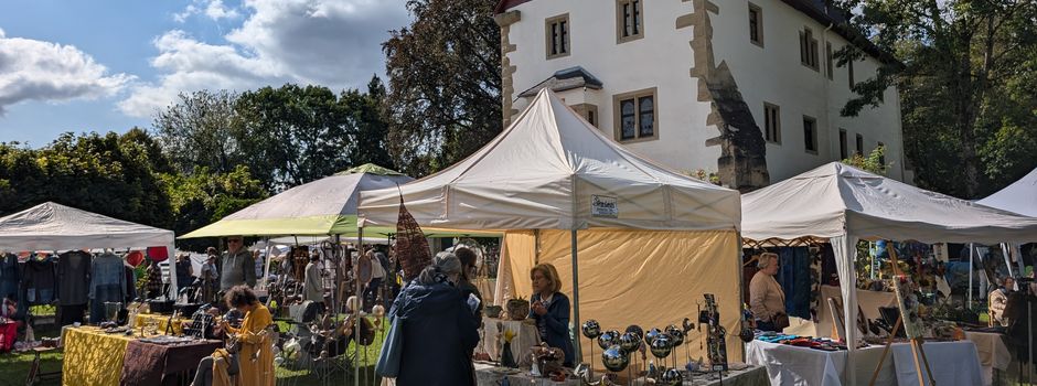 Landrat eröffnet den Naturparkmarkt im Schlosspark Neckarbischofsheim