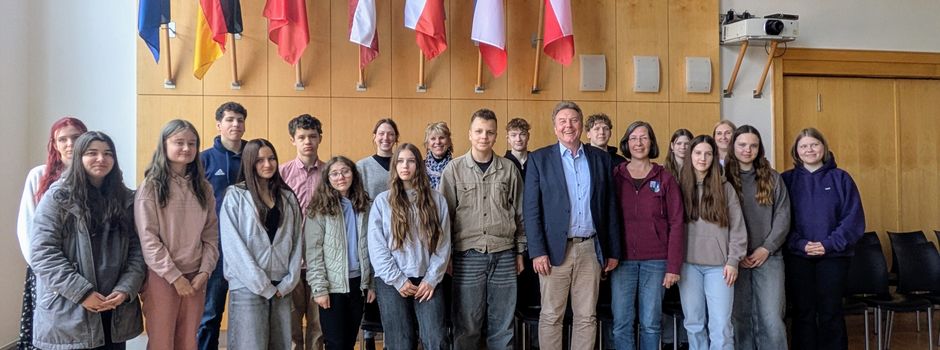 Schüler aus der Stadt Kuldīga besuchen Geesthachter Bertha-von-Suttner-Schule 