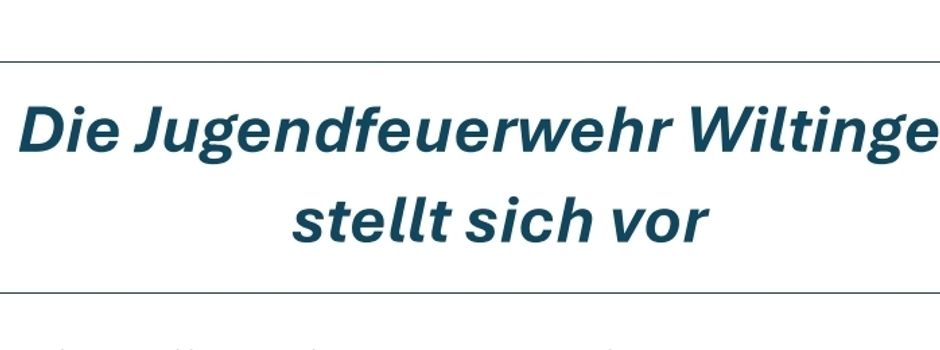 Infoveranstaltung der Jugendfeuerwehr