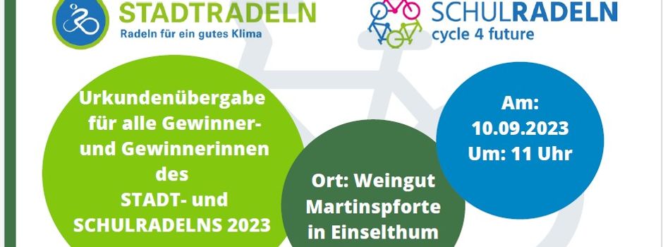 Siegerehrung Stadtradeln