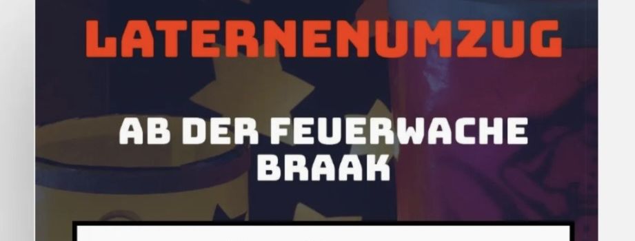 11. Oktober Laternenumzug an der Feuerwehr 