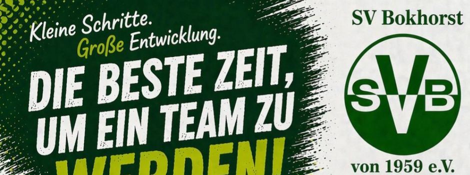 Kleine Kicker gesucht: SV Bokhorst G-Jugend startet durch