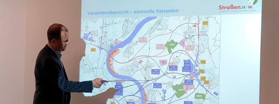 Rheinspange 553: Priorisierte Variante führt durch Niederkassel