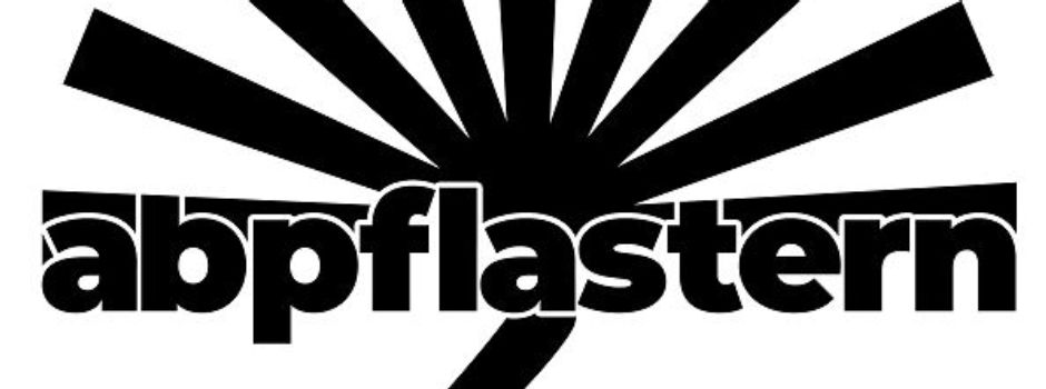 Jetzt wird abgepflastert