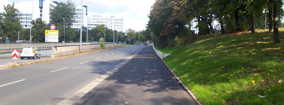 Radweg in der New-York-Straße ausgebaut
