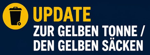 Entwarnung in Dexheim: Gelbe Tonnen werden wieder regulär geleert