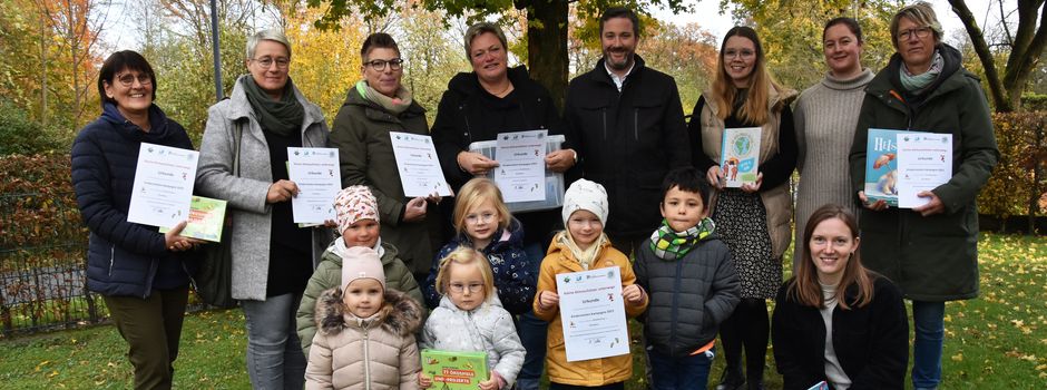 Kindertageseinrichtungen sammeln 3448 „grüne Meilen“ für das Weltklima