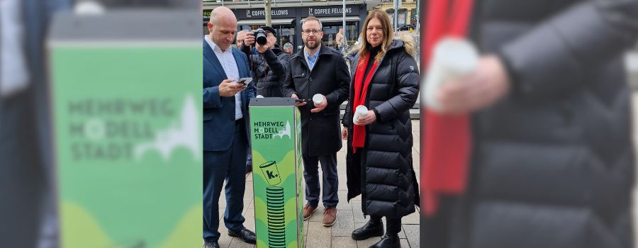 Mehrwegbecher können in Wiesbaden jetzt unkompliziert zurückgeben werden