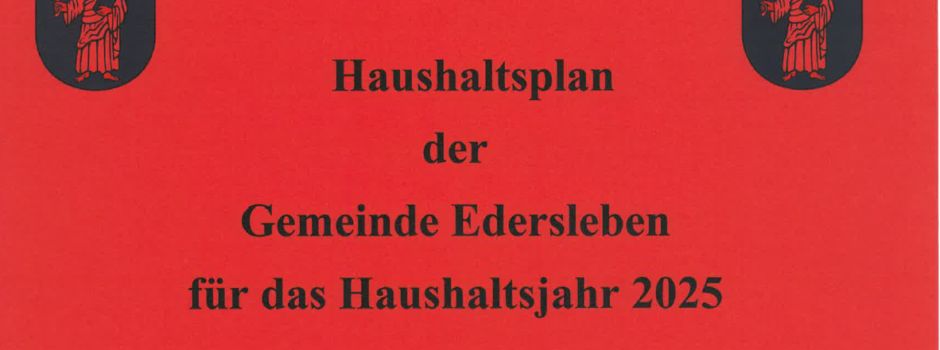 Haushalt 2025 kann umgesetzt werden