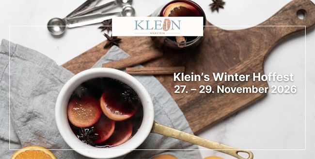 Winter-Hoffest: Weingut Klein öffnet am ersten Adventswochenende