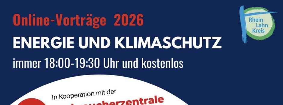 Online-Vortragsreihe „Energie und Klimaschutz 2026“