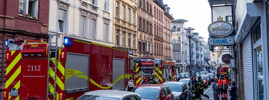 Brand in Mainzer Bleichenviertel