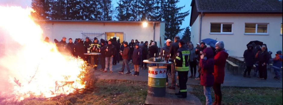Neujahrsfeuer am 11.01.2025