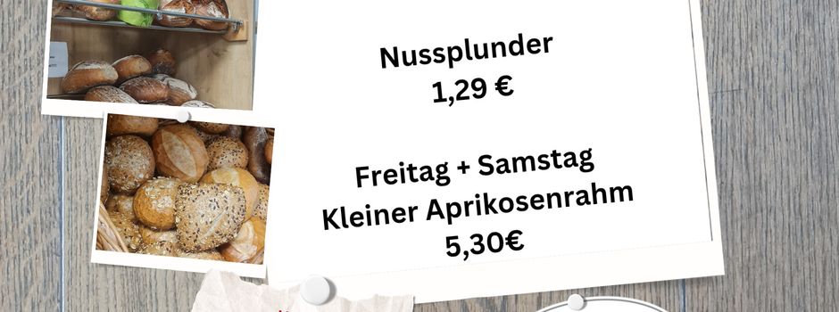 Backwarenangebot im Dorfladen Mandern 