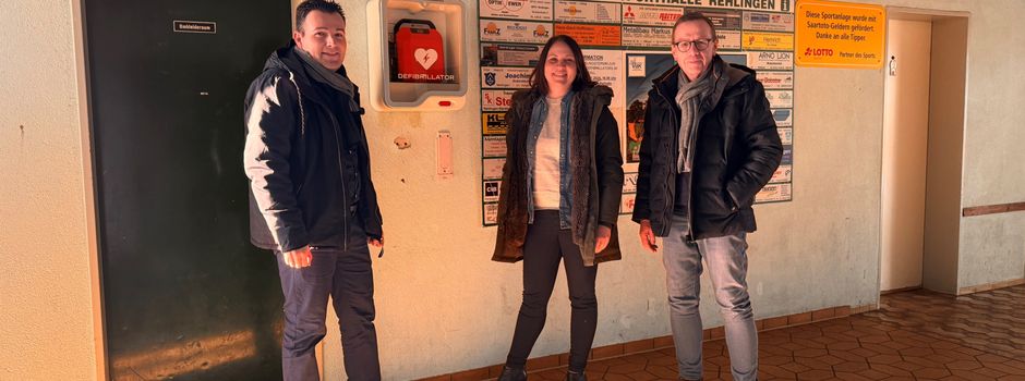 Anschaffung von Defibrillatoren für alle Hallen in der Gemeinde
