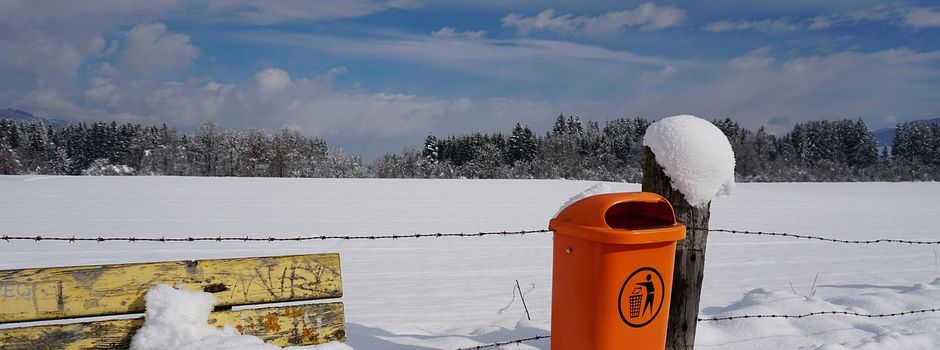 Witterungsbedingte Abfuhrprobleme