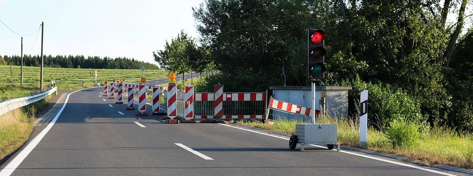 Baustelle Ortsdurchfahrt Weißbach a.d.A.