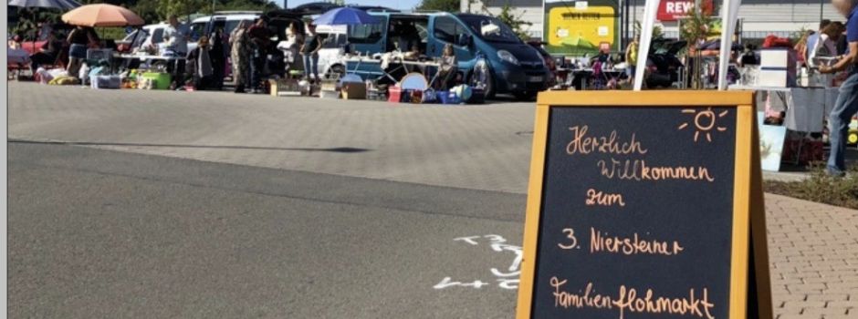 3. und 4. Niersteiner Familienflohmarkt am 15. Mai und 18. September 2022