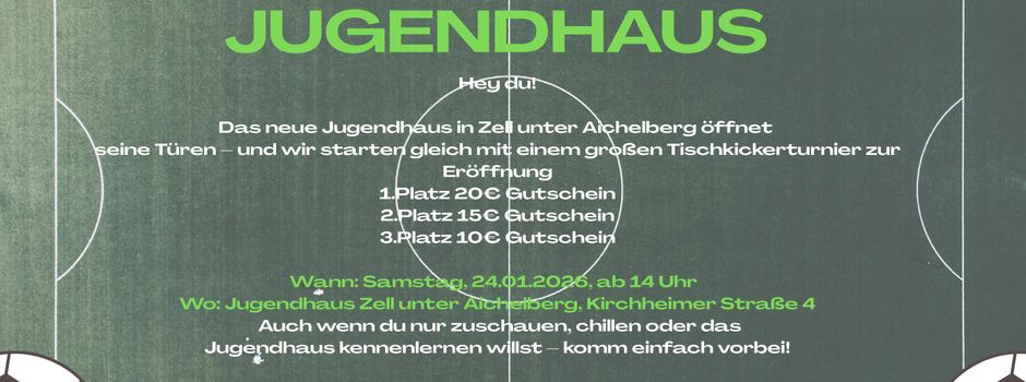 Eröffnung des neuen Jugendhauses