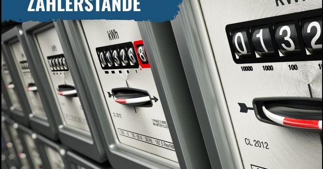 Übermittlung der Zählerstände für Strom und Wasser bis 9.1.2026