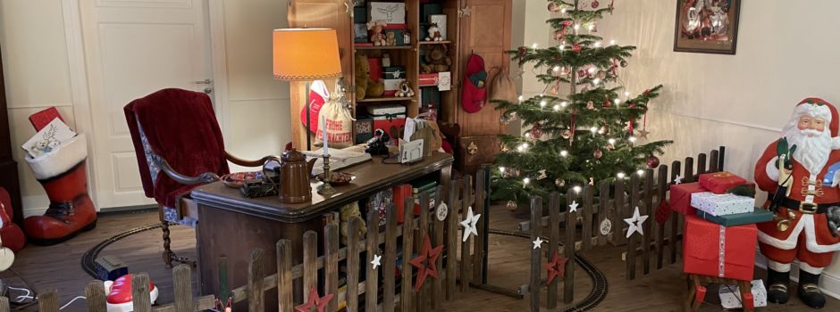 Weihnachtsmannstube in der Villa