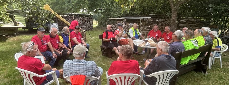 Junge Baachwätz beim Grillen