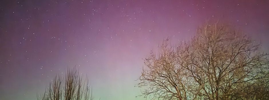 Polarlichter schmücken den Horster Himmel