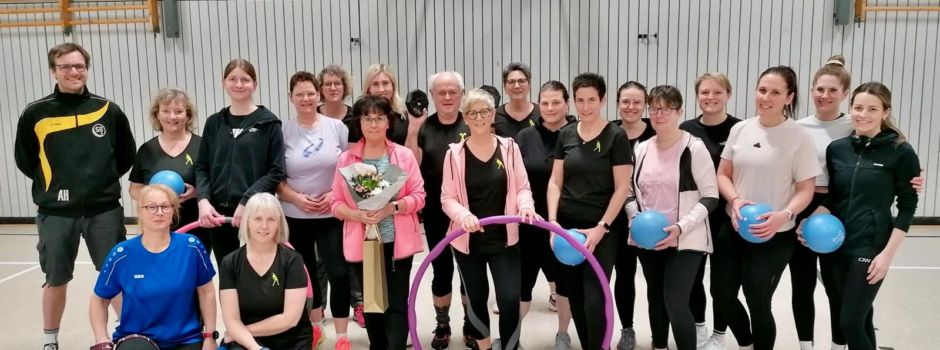 Verabschiedung Übungsleiterin Gymnastik