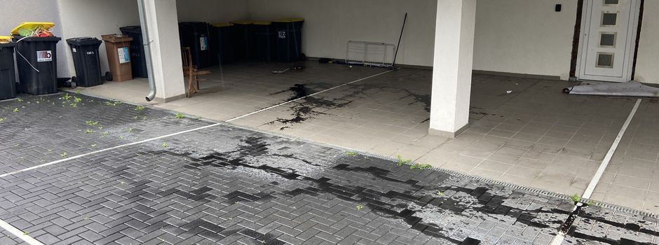 Riesiger Ölteppich ergießt sich in Ingelheim