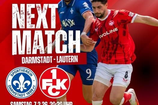 Auf geht's Jungs aus Kaiserlautern, holt den Sieg für uns! 
