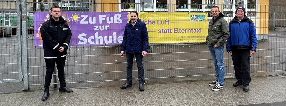 Verkehrsgeschehen rund um Schulen verbessern: Stadt Niederkassel unterstützt NRW-Kampagne