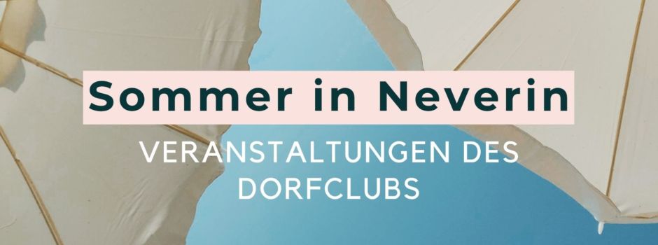 Veranstaltungen im Sommer