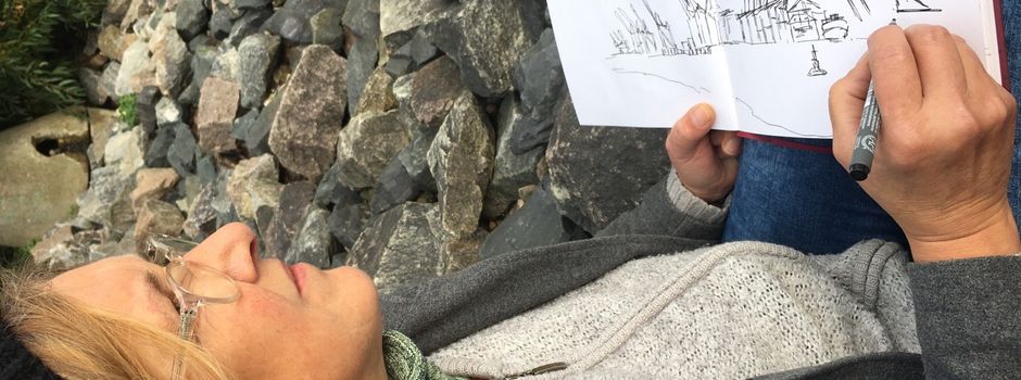 Internationale Künstler in Brücken