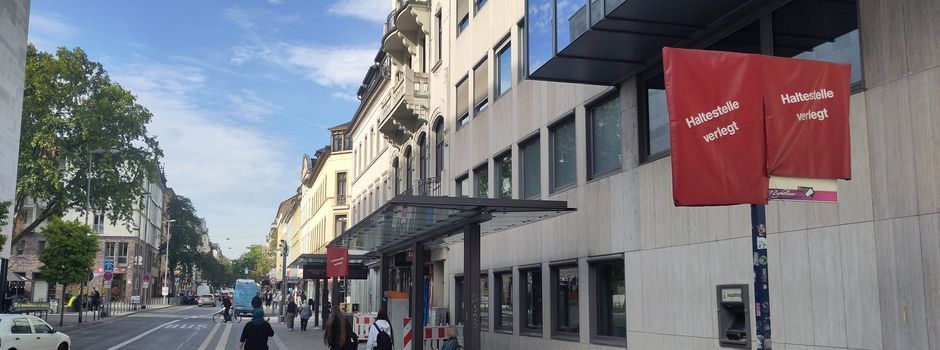 Zentrale Haltestelle in Wiesbaden wird bald freigegeben