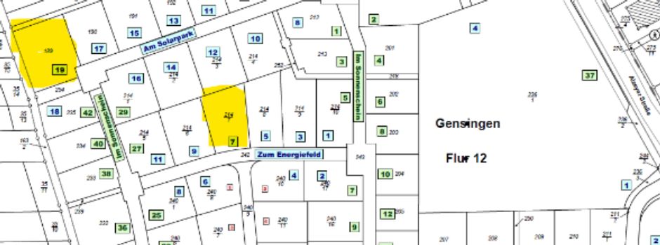 2 Baugrundstücke westlich der Alzeyer Straße verfügbar