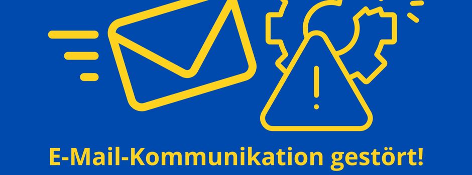 E-Mail-Kommunikation im Rathaus gestört
