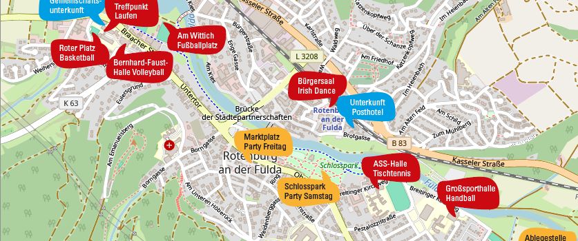 Stadt Rotenburg lädt zum Städte- und Sportlertreffen ein