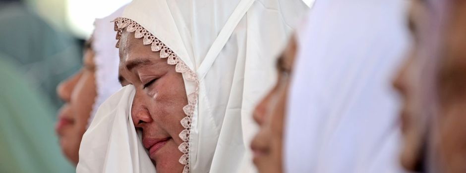 Gebete für die Opfer der Tsunami-Katastrophe von 2004