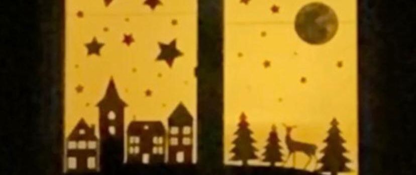 Adventsfenster in Brücken